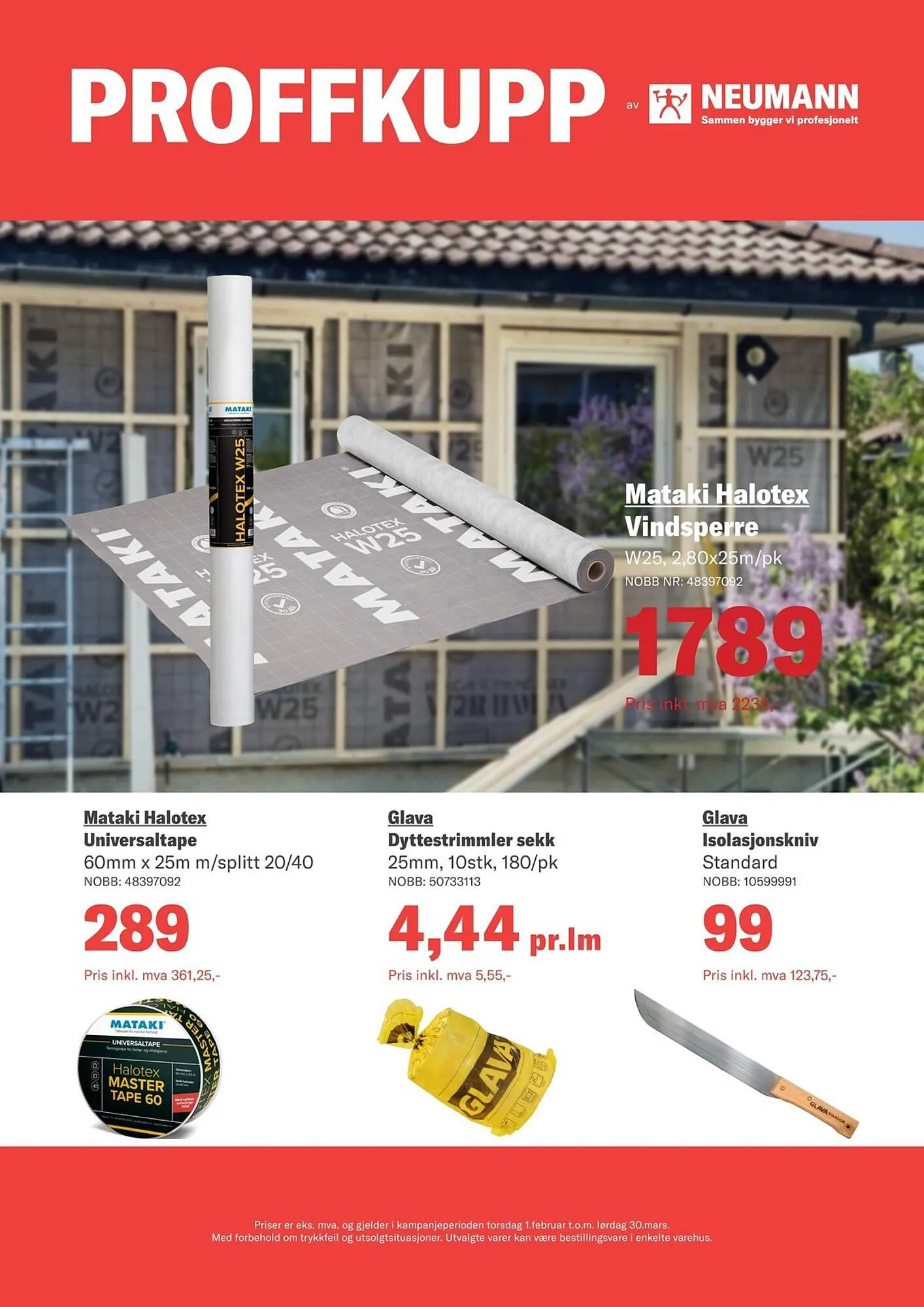 Neumann Bygg Kundeavis fra 1. februar til 30. mars 2024 - kundeavisside