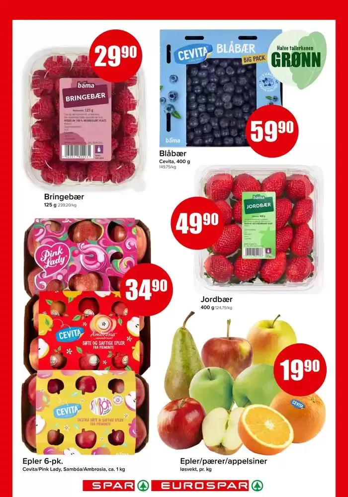 Eurospar Kundeavis fra 27. desember til 10. januar 2025 - kundeavisside 4