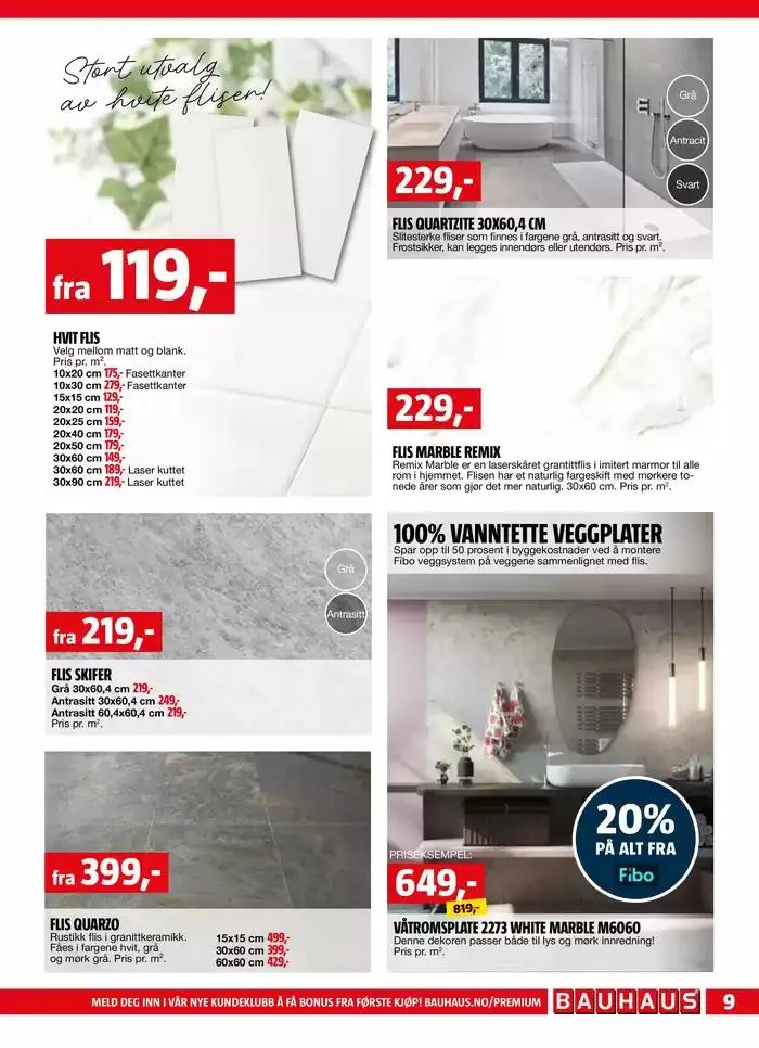 Baderomsdager fra 4. mars til 16. mars 2025 - kundeavisside 9