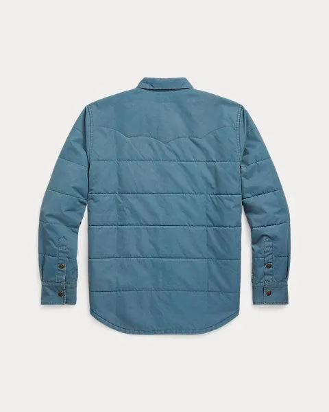 Quilted Twill Western Overshirt