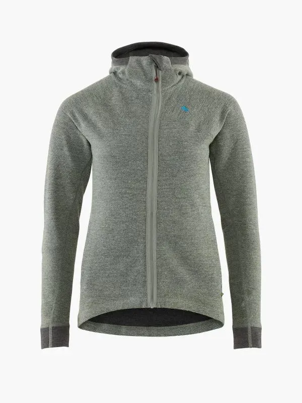 Klättermusen Hödur Hooded Zip Womens Swamp Green