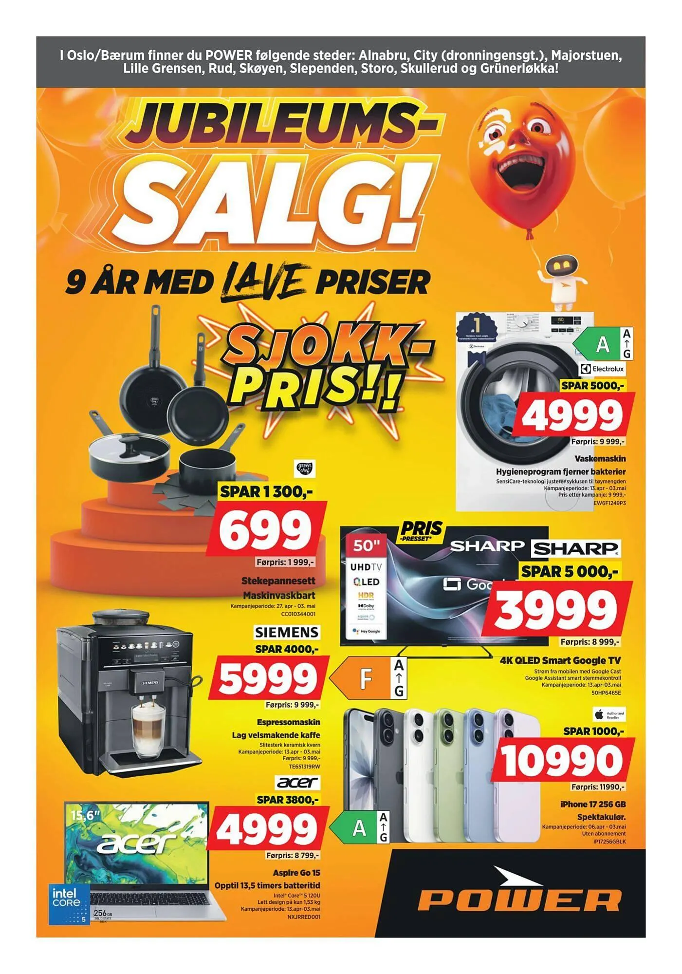 POWER kundeavis fra 20. april til 27. april 2026 - kundeavisside 31