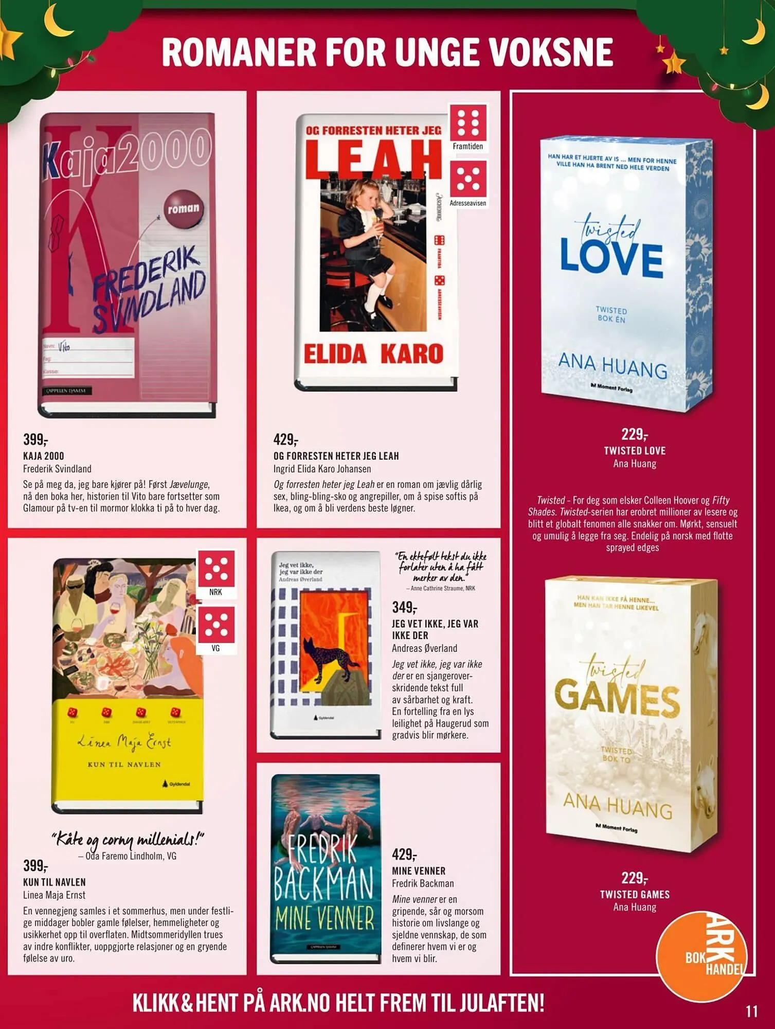 Ark Bokhandel kundeavis fra 1. desember til 25. desember 2025 - kundeavisside 11