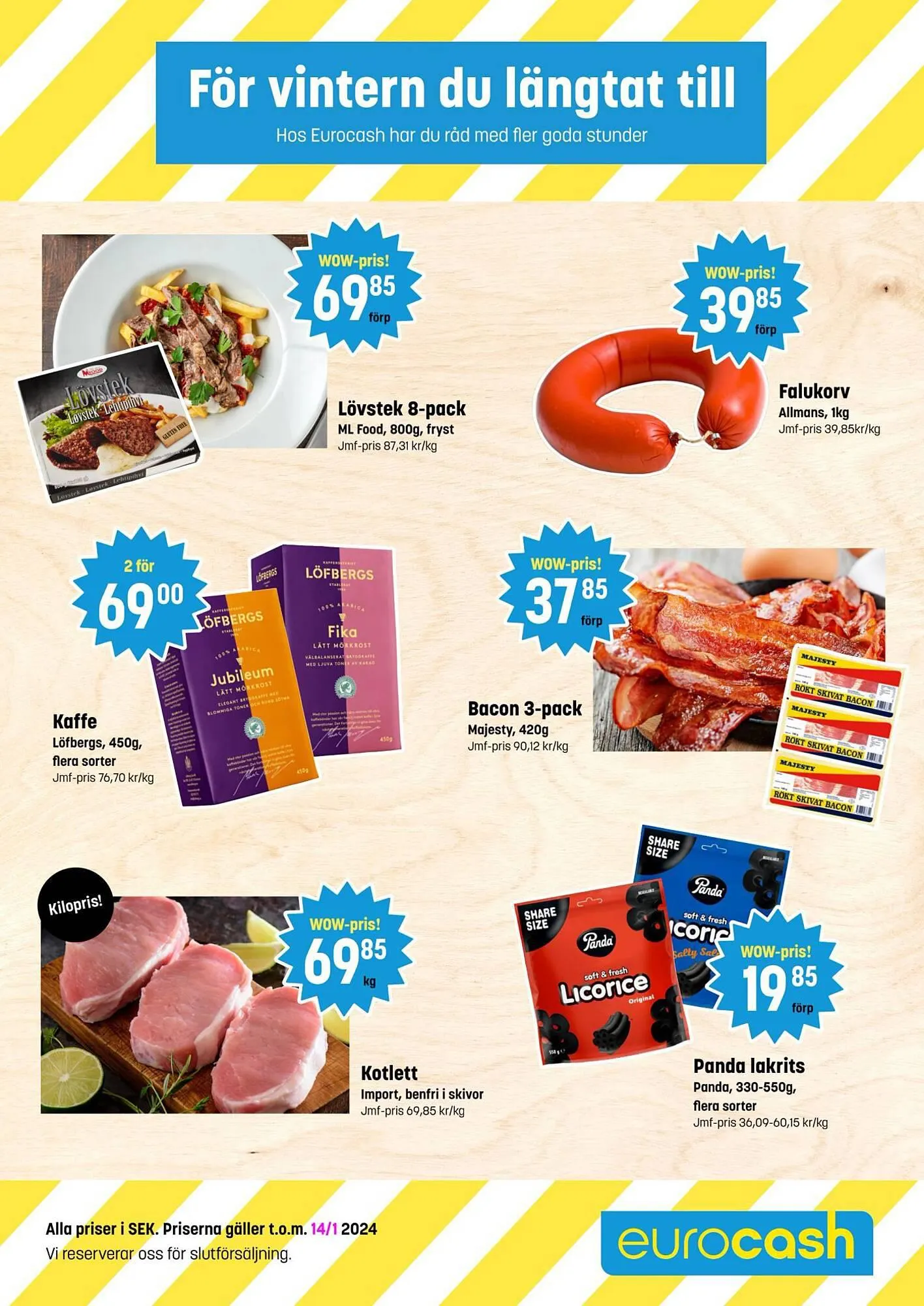 eurocash Kundeavis fra 14. januar til 21. januar 2024 - kundeavisside 