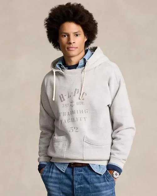 Vintage Fit Fleece Graphic Hoodie