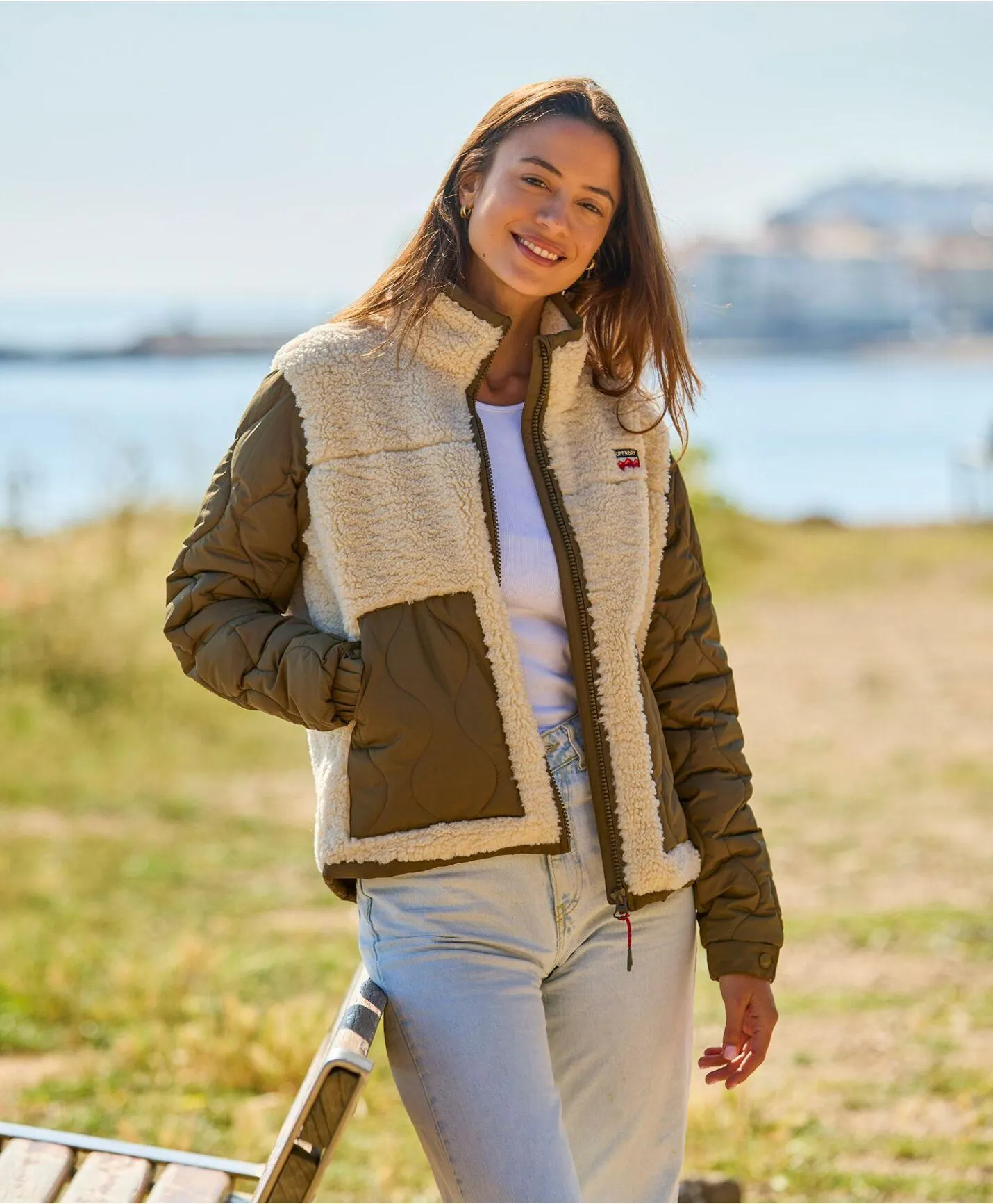 Superdry Fleece Hybrid Jacket