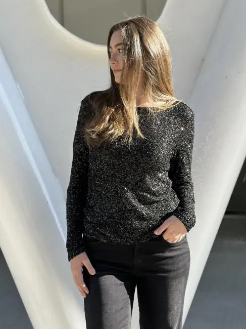 Sequince Tee Black