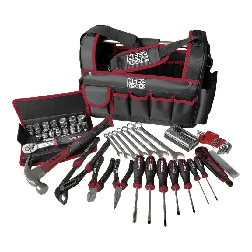 Verktøyveske med verktøy 87 deler 44x28x29 cm