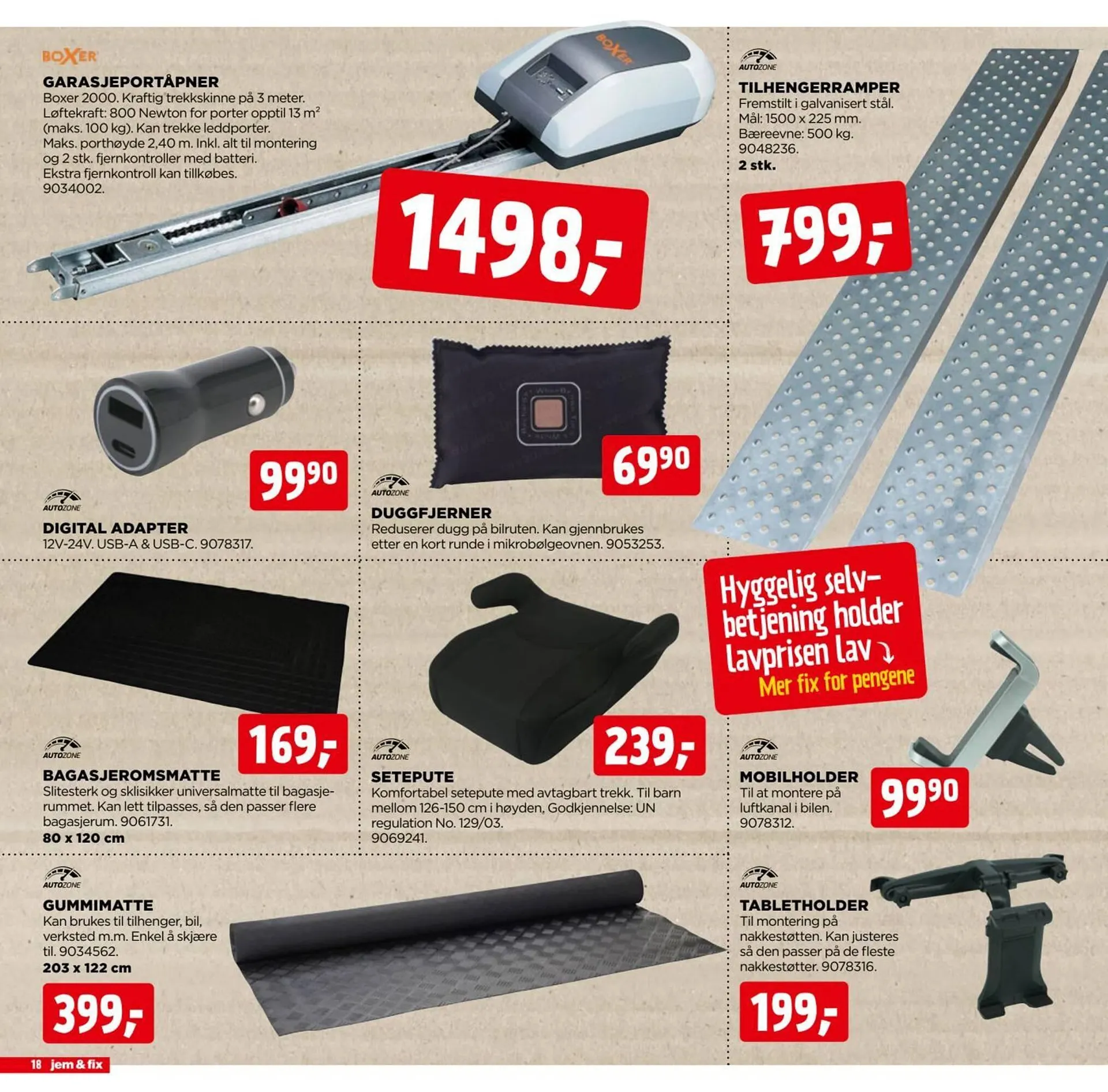 Jem & fix kundeavis fra 9. november til 15. november 2025 - kundeavisside 18