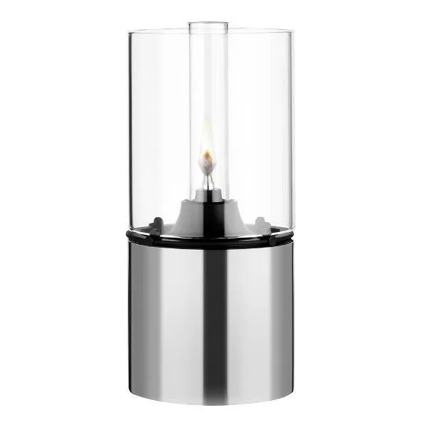 EM oljelampe 26 cm stål