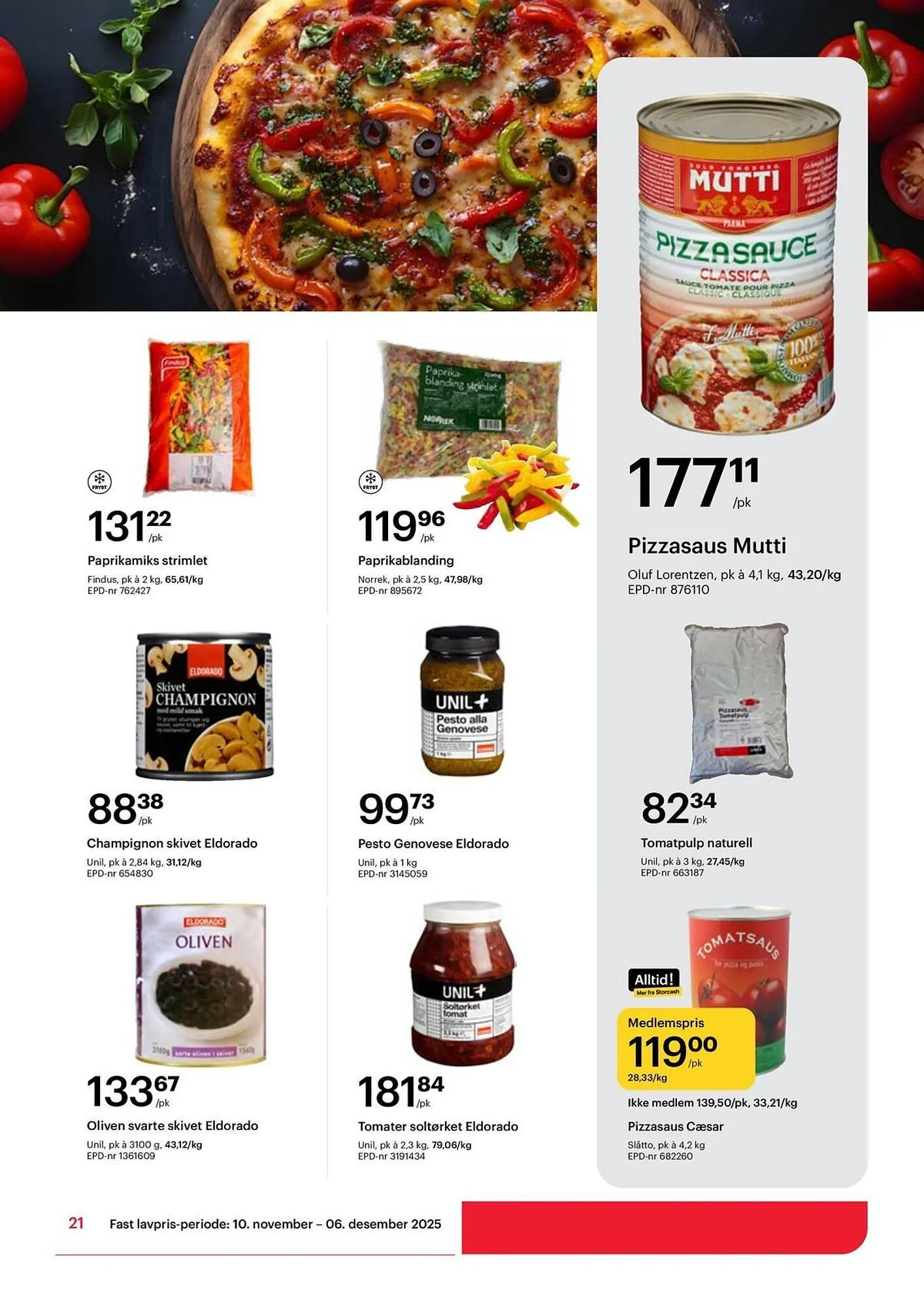 Storcash kundeavis fra 10. november til 6. desember 2025 - kundeavisside 21