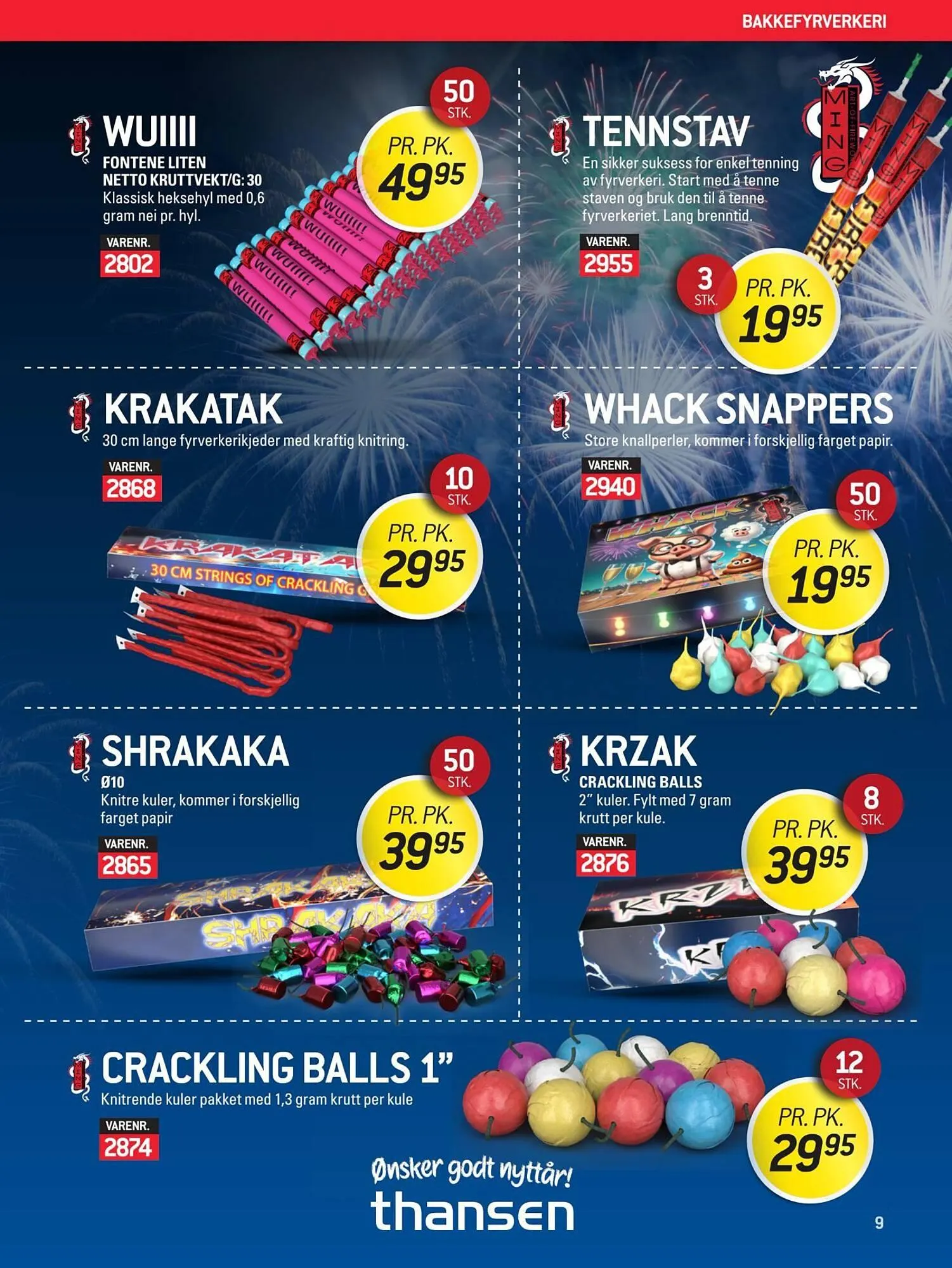 Thansen kundeavis fra 18. desember til 1. januar 2026 - kundeavisside 9