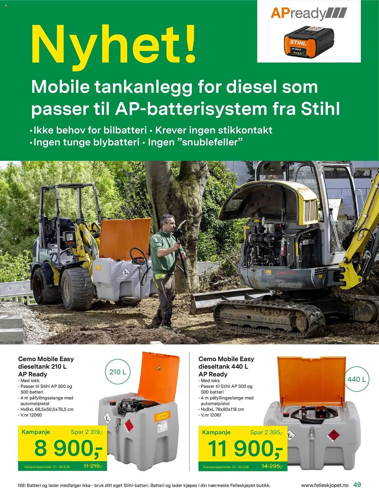 Felleskjøpet kundeavis fra 18. mars til 31. desember 2026 - kundeavisside 49