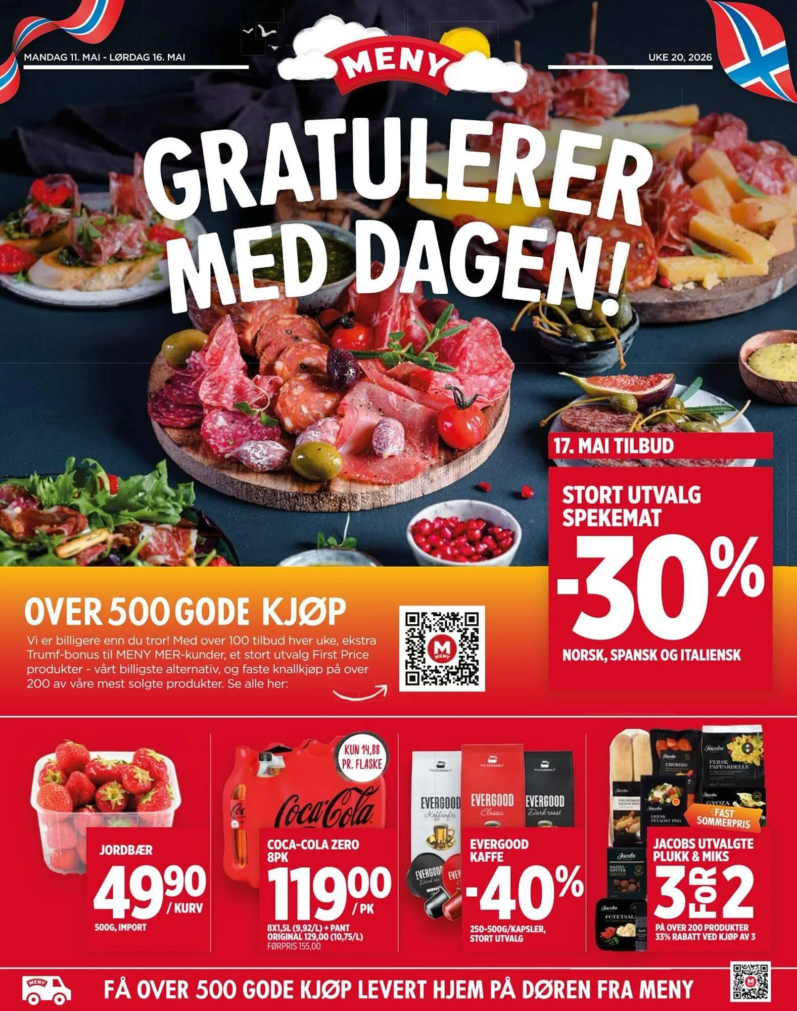 Meny kundeavis fra 11. mai til 17. mai 2026 - kundeavisside 1