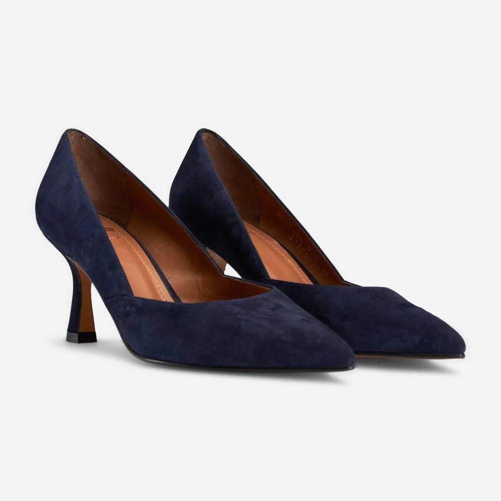 Carla Pumps - Velour Marino