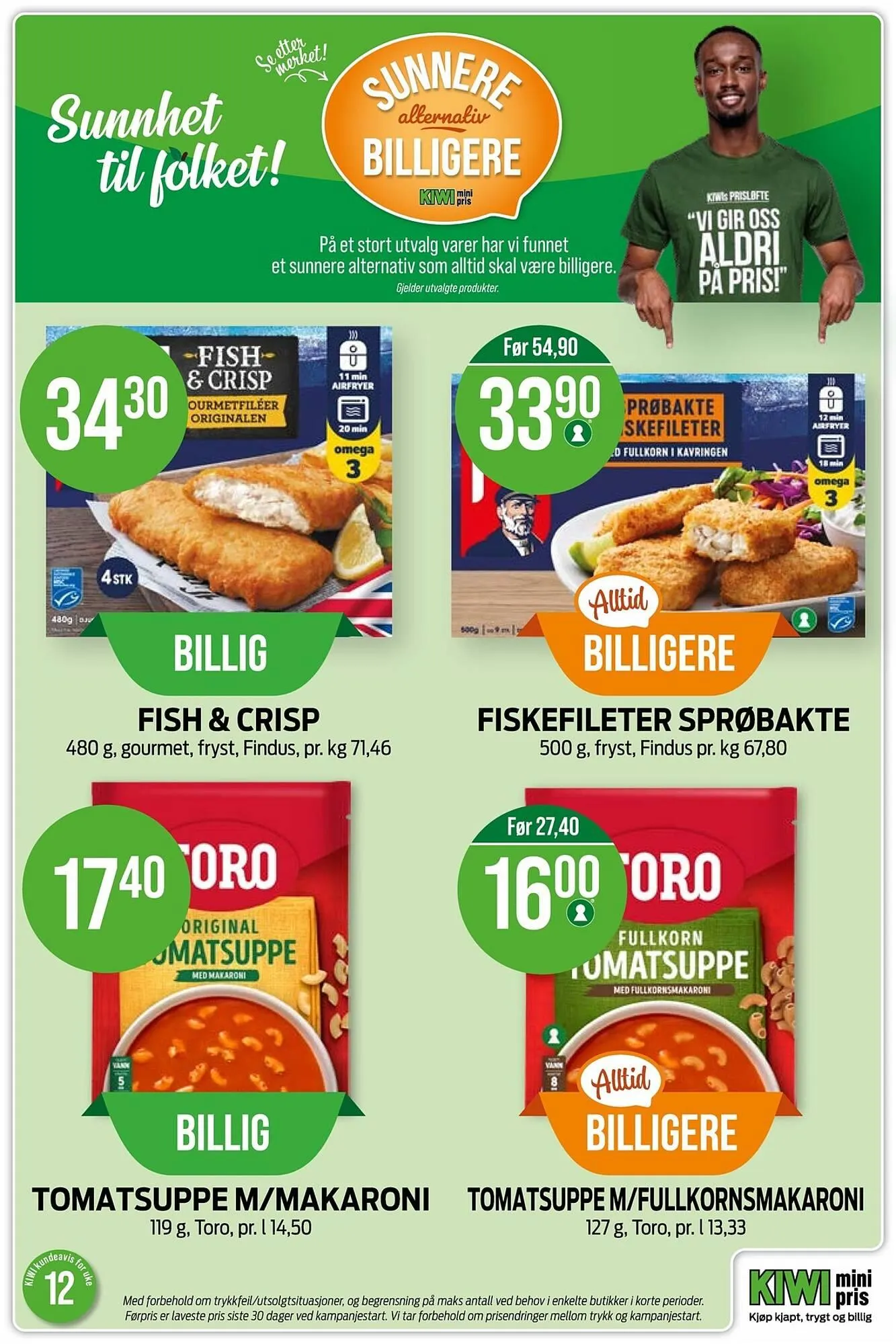 Kiwi kundeavis fra 16. mars til 22. mars 2026 - kundeavisside 24