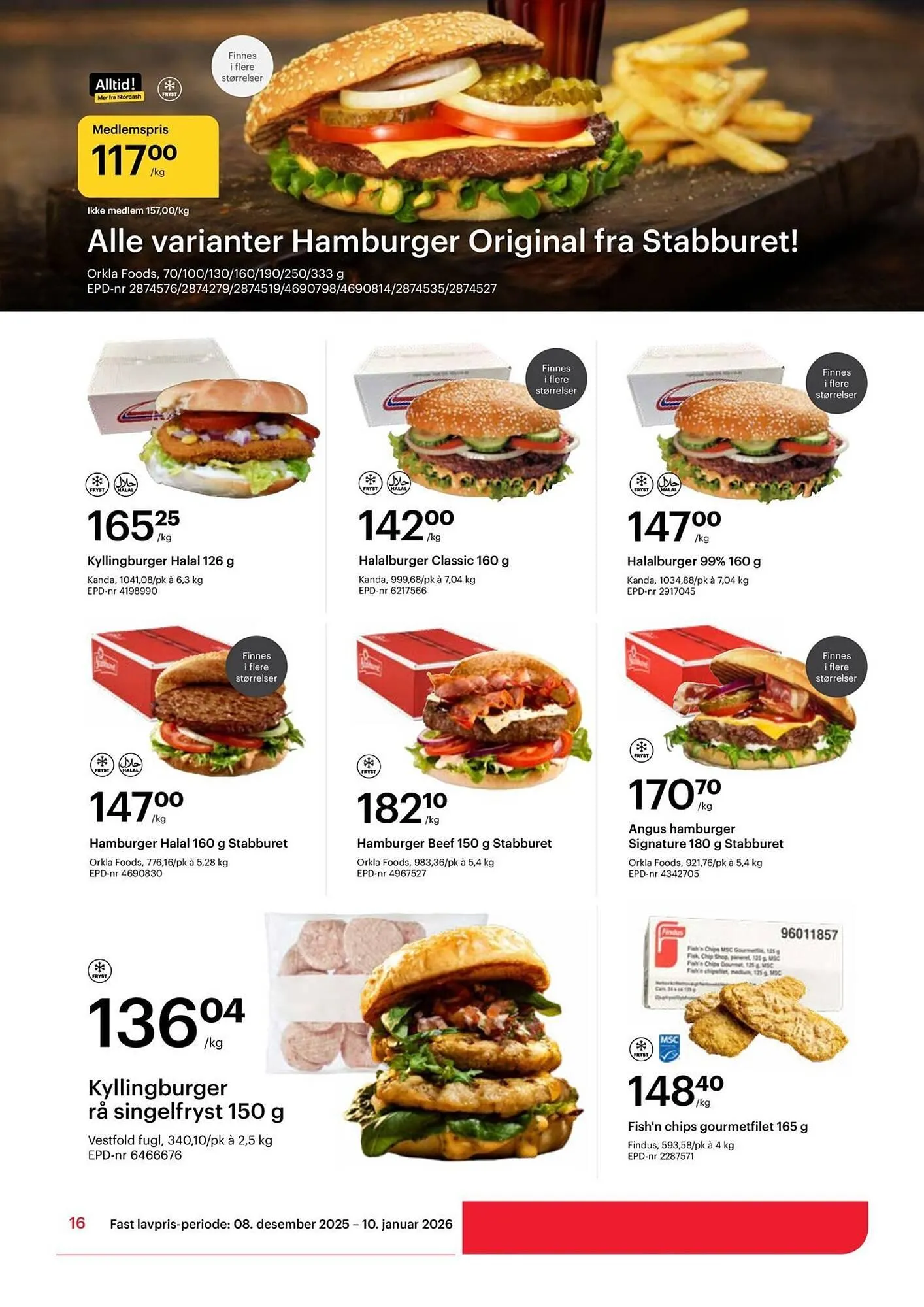 Storcash kundeavis fra 8. desember til 10. januar 2026 - kundeavisside 16