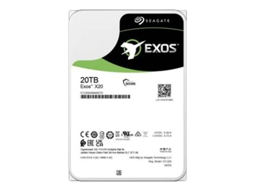 20TB 3.5" 7200rpm SATA-600