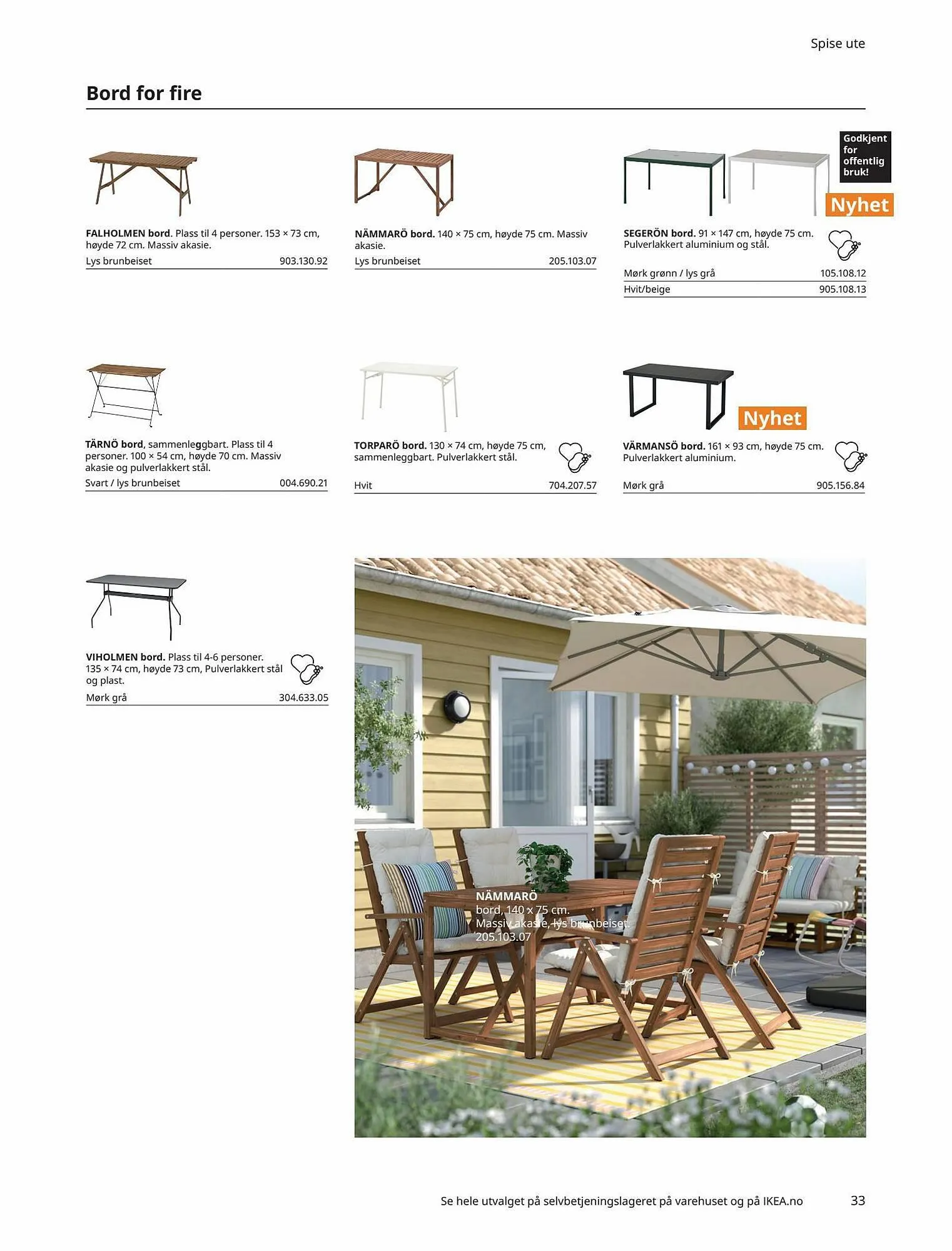 IKEA Kundeavis fra 5. mai til 31. august 2023 - kundeavisside 33