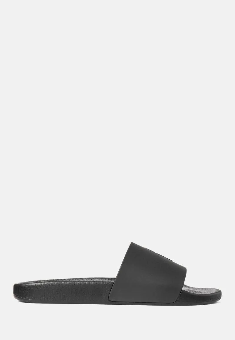 SIGNATURE PONY SLIDE - Badesandaler - black