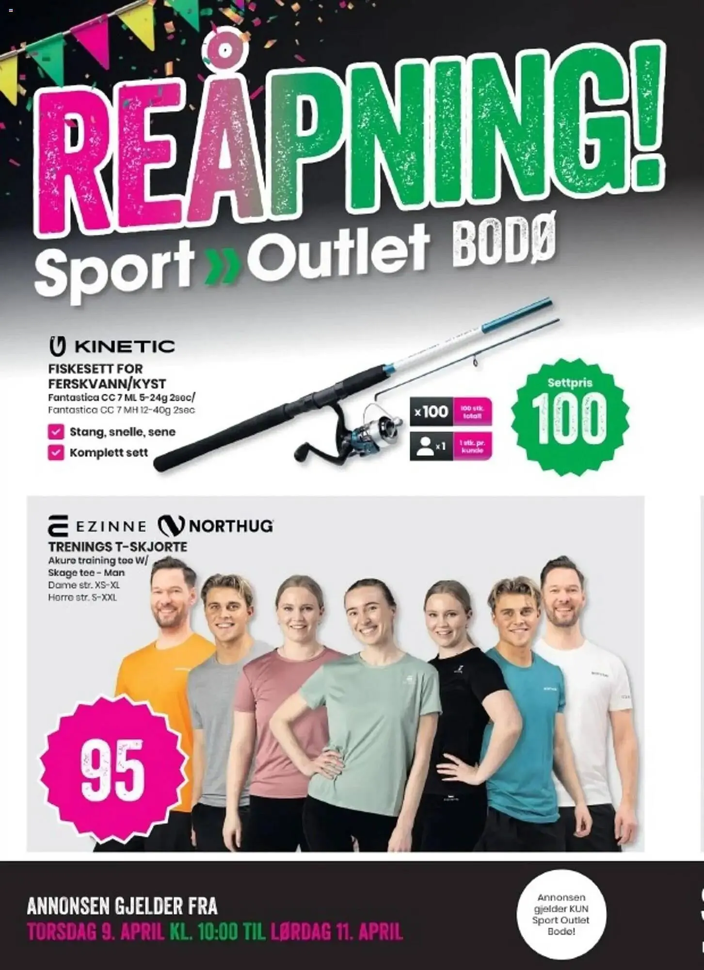 Sport Outlet kundeavis fra 7. april til 11. april 2026 - kundeavisside 1