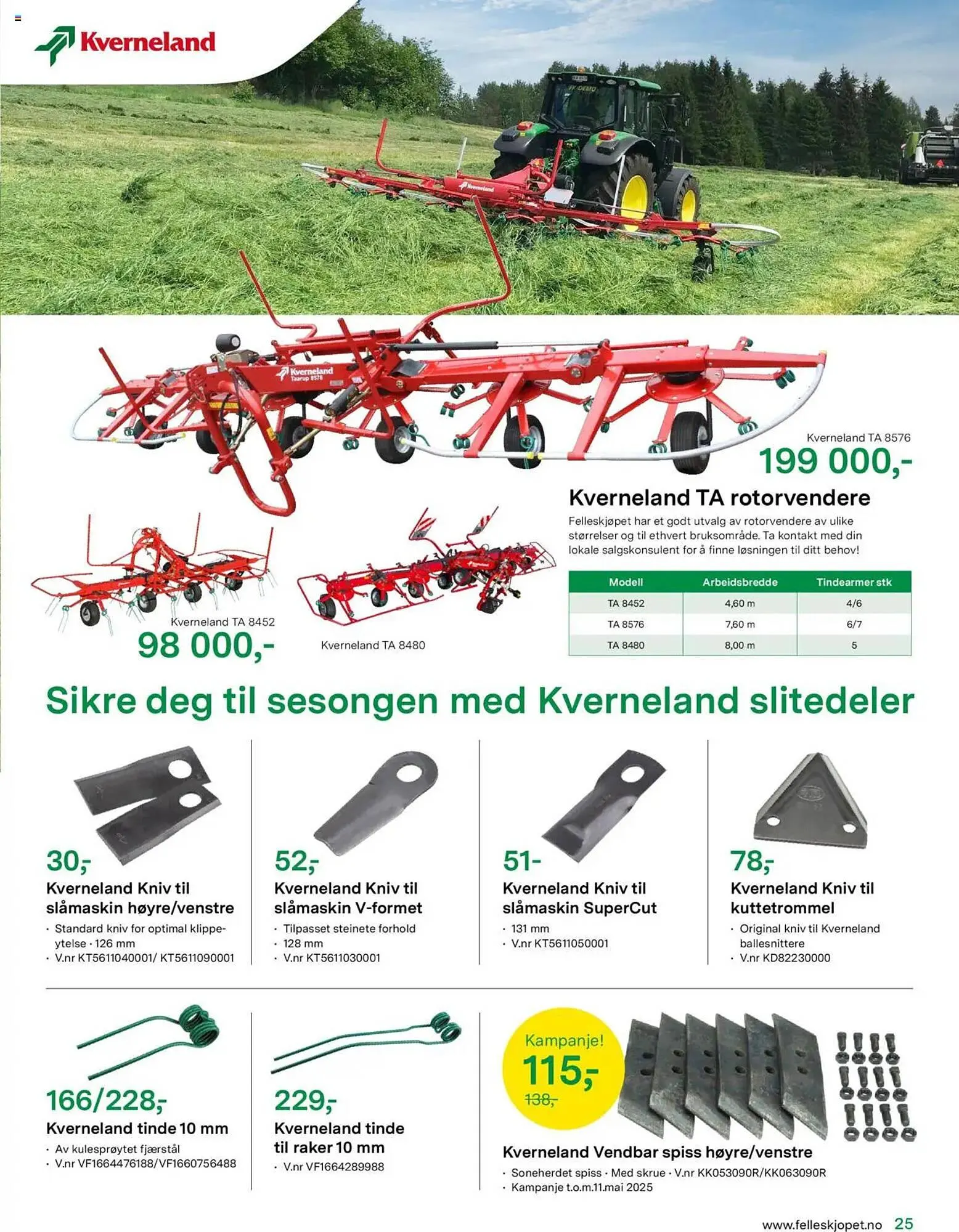 Felleskjøpet Kundeavis fra 9. mai til 31. desember 2025 - kundeavisside 25