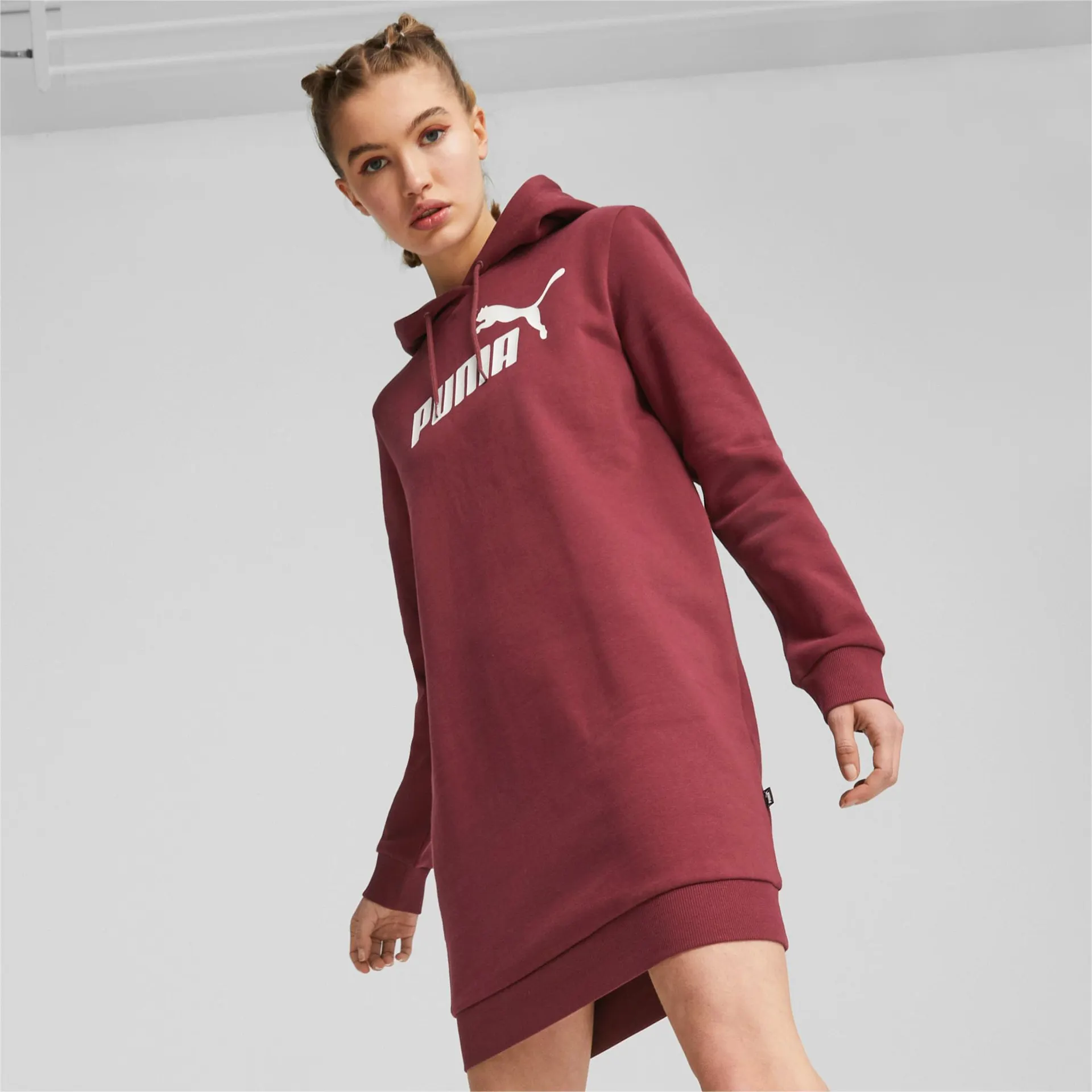Essentials Logo Hooded Dress Women