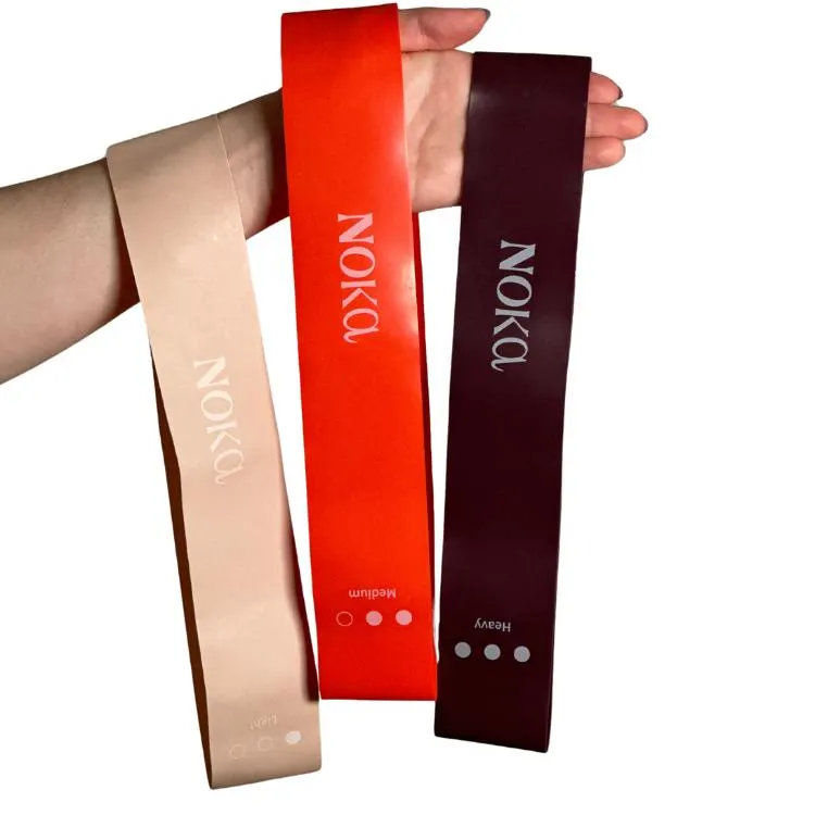 Noka Treningsstrikker i naturgummi 3 pk