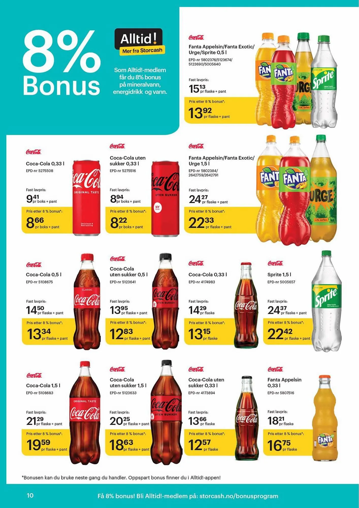 Storcash Kundeavis fra 9. oktober til 11. november 2023 - kundeavisside 10