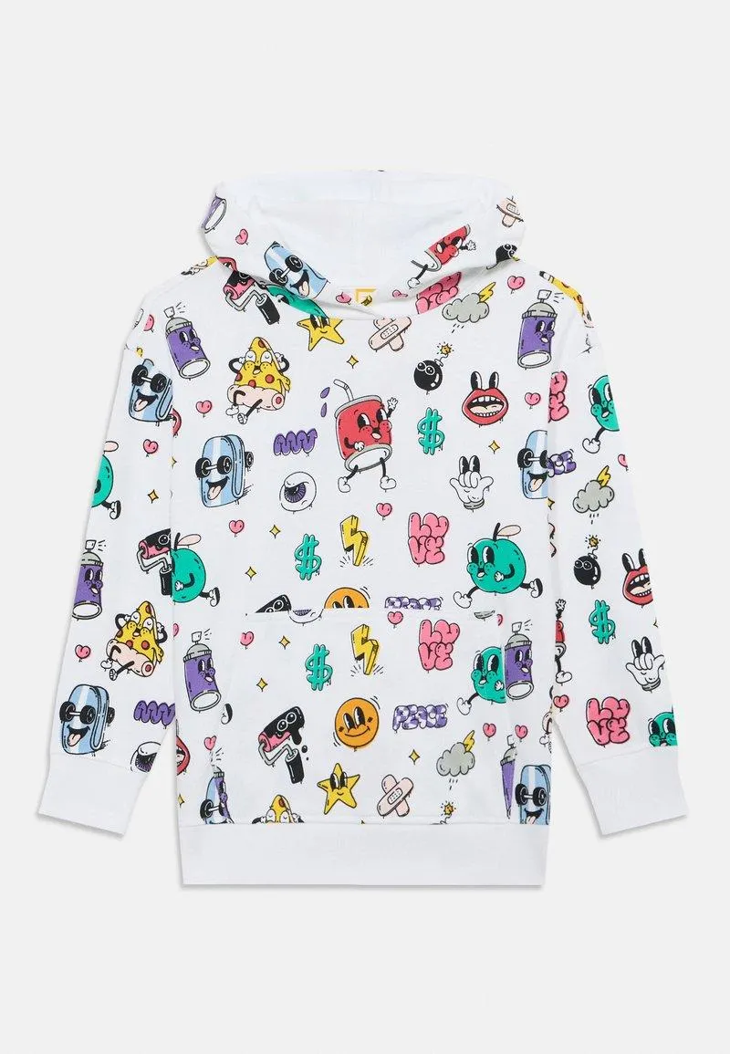 UNISEX - Hoodie - white/multi coloured