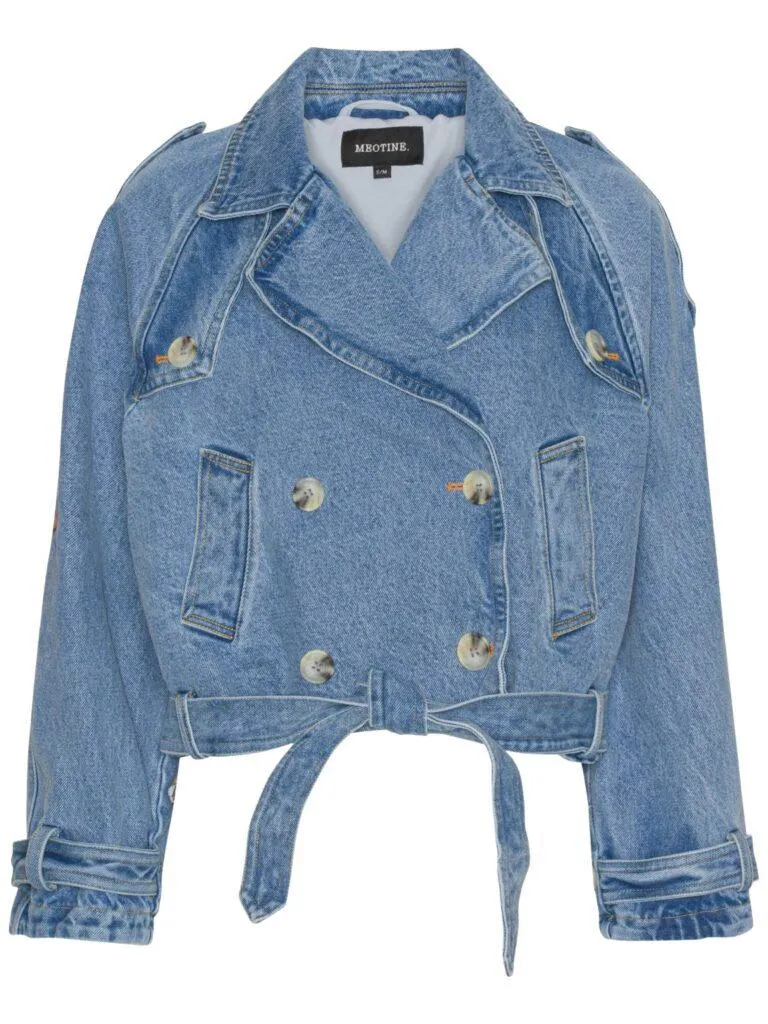 Bobby Denim Trench Jacket – Blå