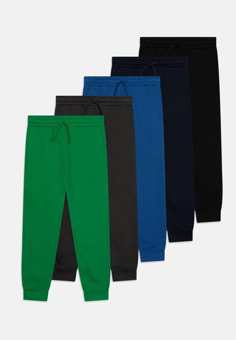UNISEX 5 PACK - Joggebukse - dark grey/green/dark blue