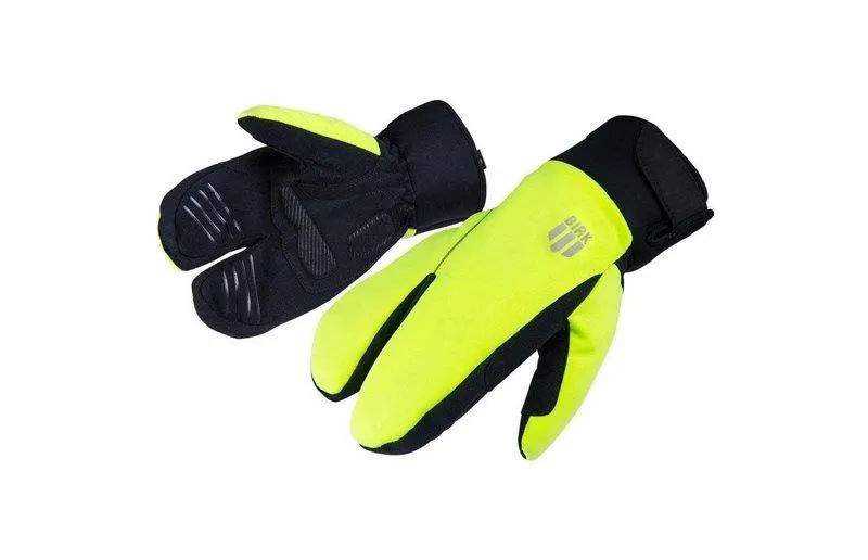 Birk Vinterhanske Lobster Neon gul