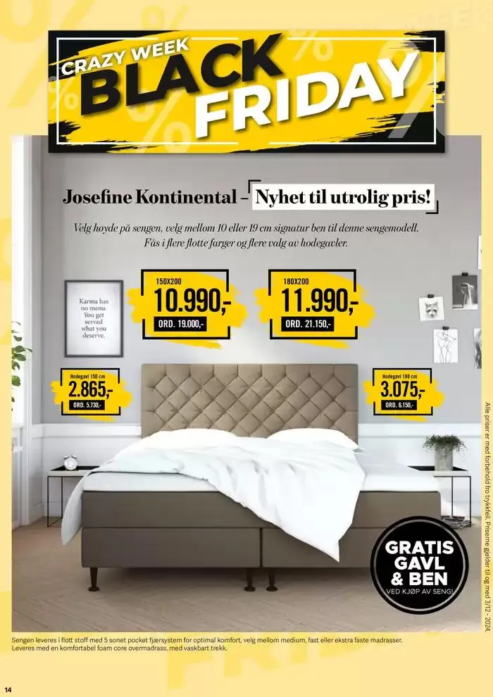 Black Friday fra 21. november til 3. desember 2024 - kundeavisside 14