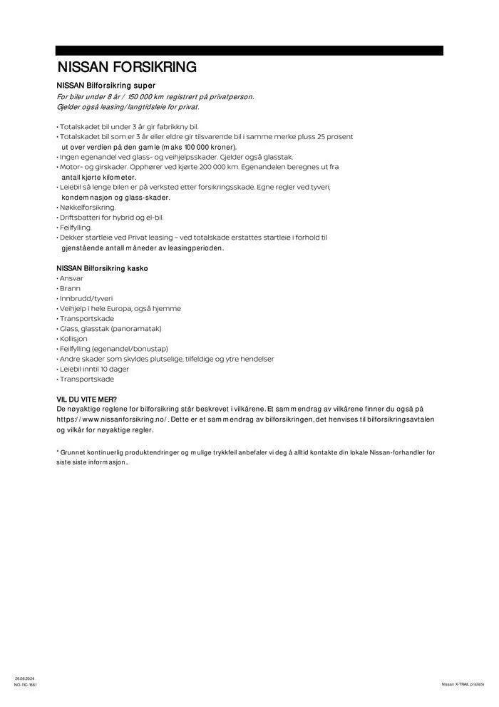 Nissan X-Trail fra 19. september til 19. september 2025 - kundeavisside 15