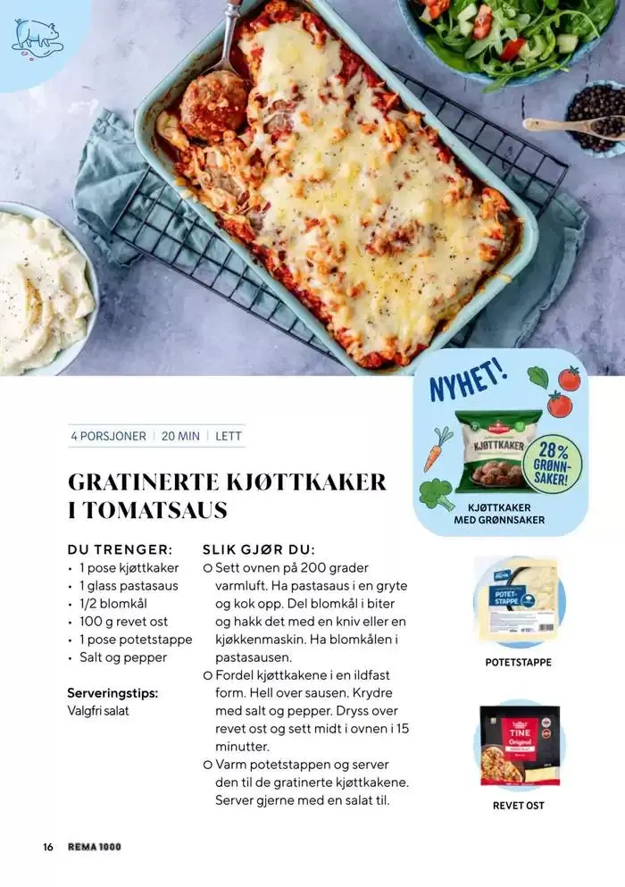 Topptilbud for alle kunder fra 2. mars til 30. mars 2025 - kundeavisside 16