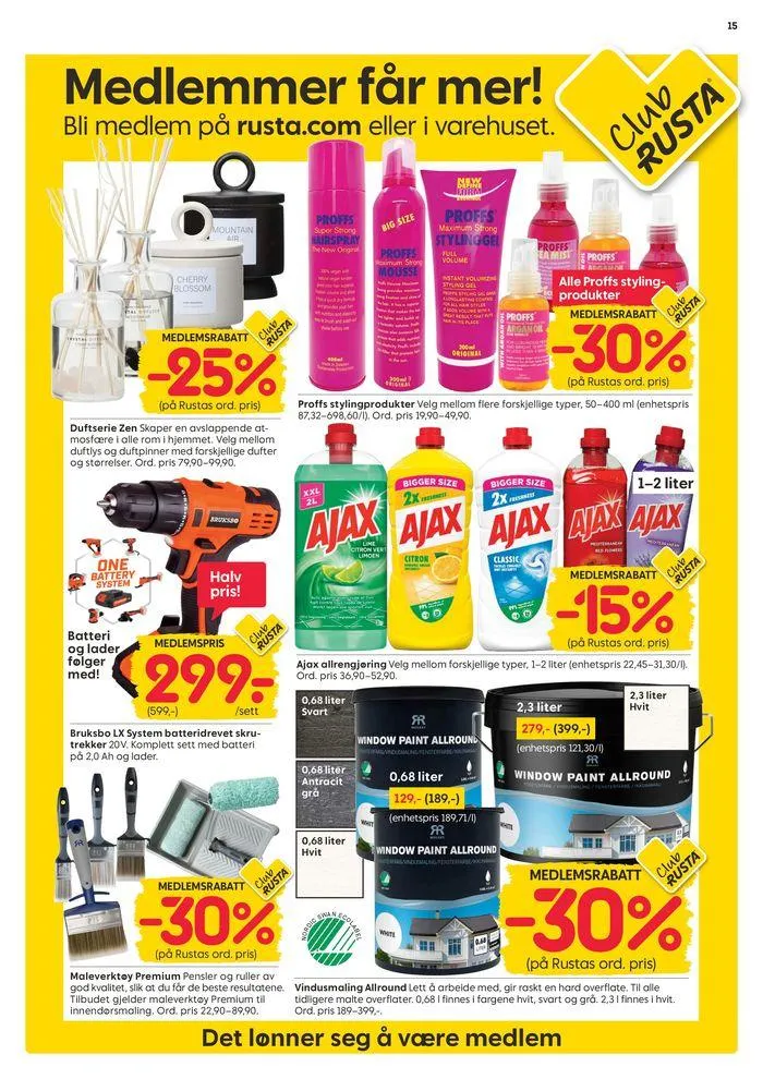 Rusta Salg fra 24. juni til 8. juli 2024 - kundeavisside 15