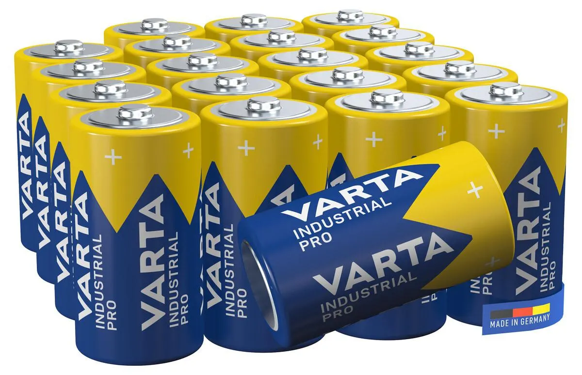 Varta Industrial Pro C/LR14-batterier, 20-pakning