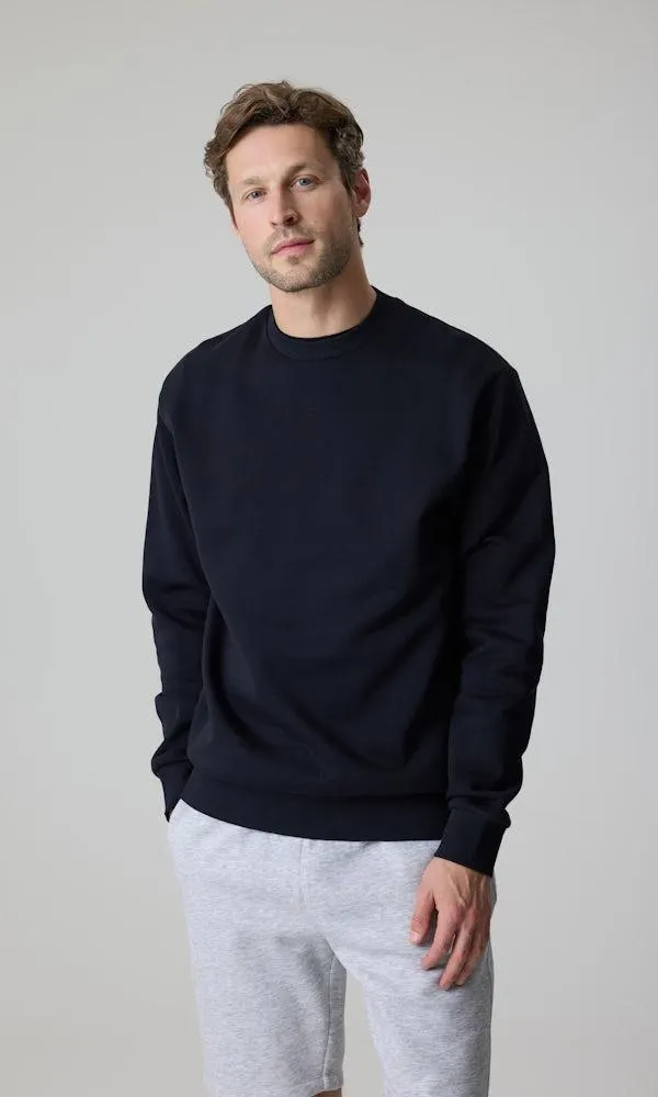 Crewneck i sweatkvalitet