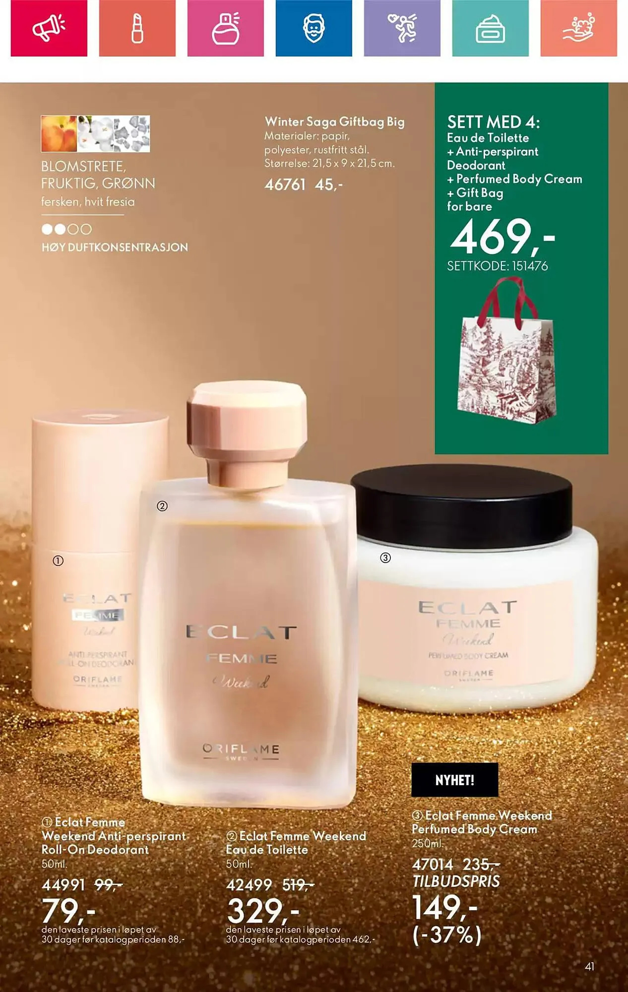 Oriflame Kundeavis fra 14. november til 4. desember 2024 - kundeavisside 41