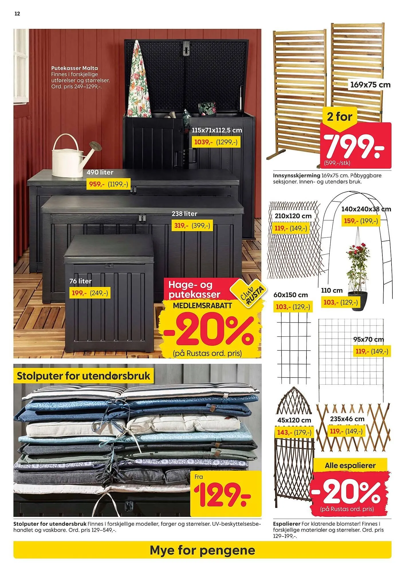 Rusta kundeavis fra 30. mars til 4. april 2026 - kundeavisside 12