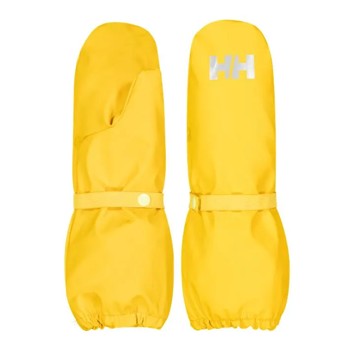 K Bergen Pu Mittens, regnvotter barn, Gul