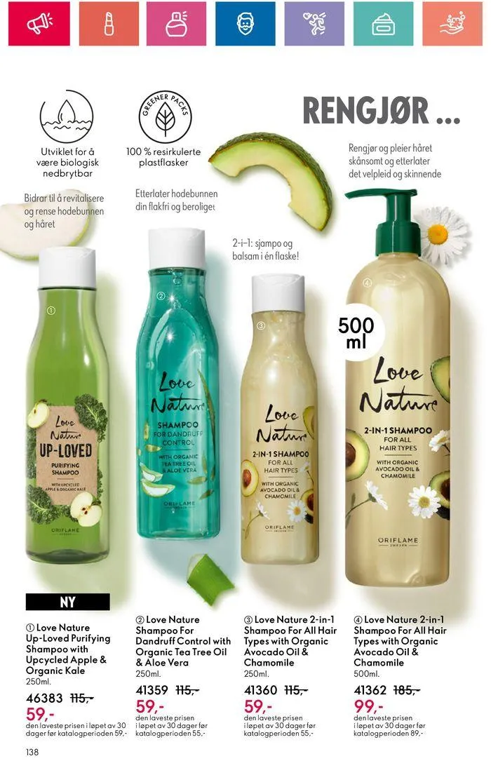 ORIFLAME Kundeavis fra 20. juni til 4. juli 2024 - kundeavisside 138