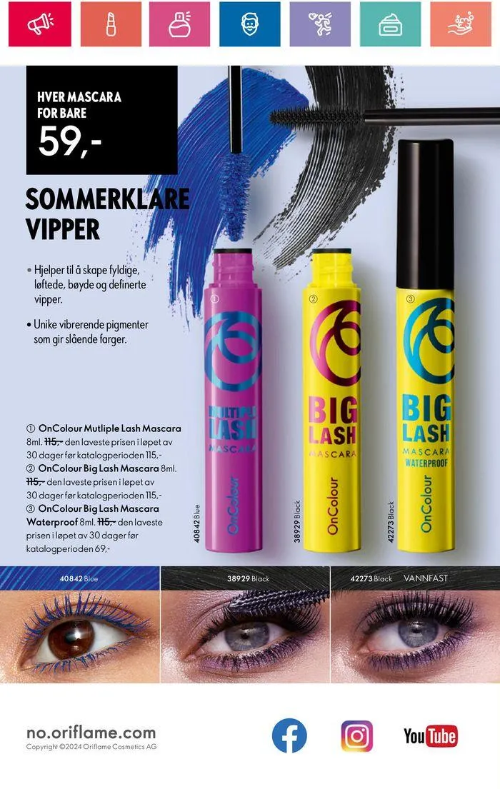 ORIFLAME Kundeavis fra 20. juni til 4. juli 2024 - kundeavisside 166