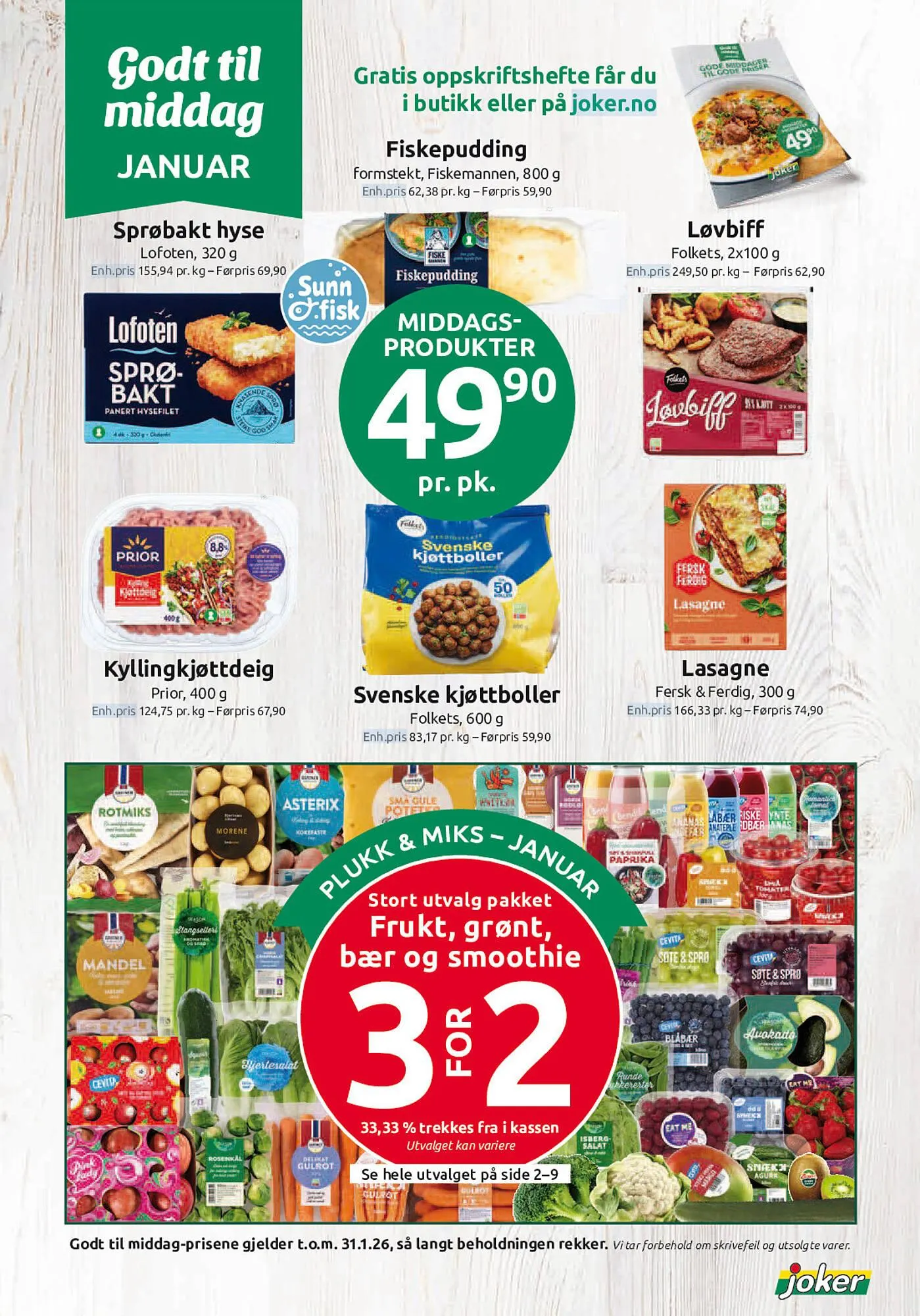 Joker kundeavis fra 5. januar til 17. januar 2026 - kundeavisside 11