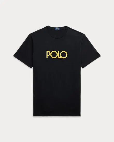 Embroidered-Logo Jersey T-Shirt