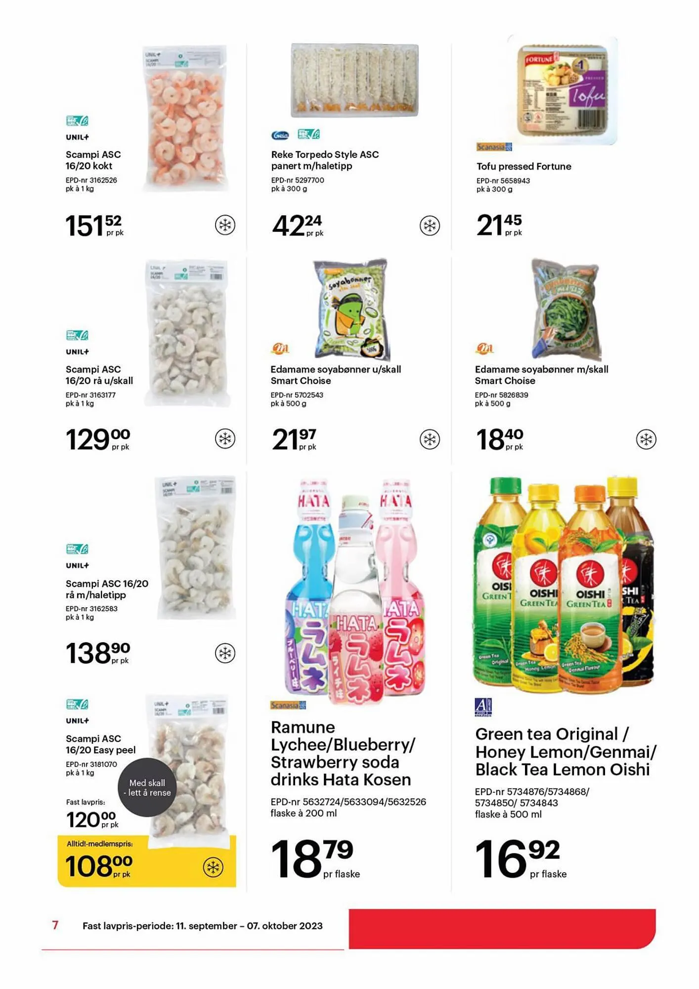 Storcash Kundeavis fra 11. september til 7. oktober 2023 - kundeavisside 7