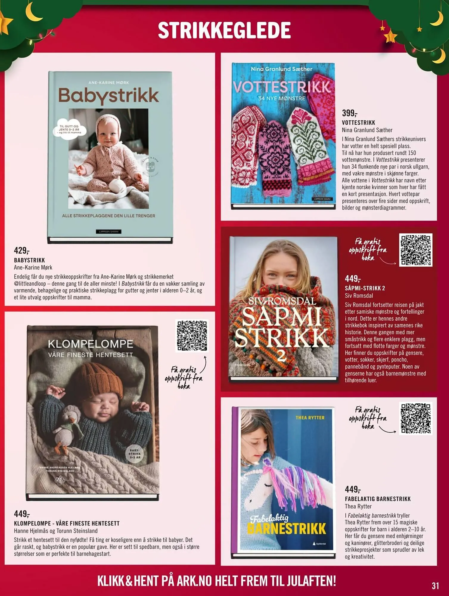 Ark Bokhandel kundeavis fra 1. desember til 25. desember 2025 - kundeavisside 31