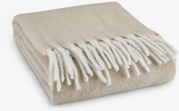 Pledd TUSENFRYD 130x180 beige