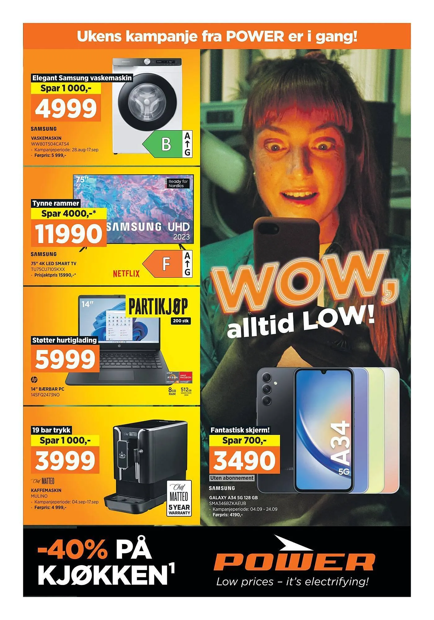 POWER Kundeavis fra 3. september til 10. september 2023 - kundeavisside 1